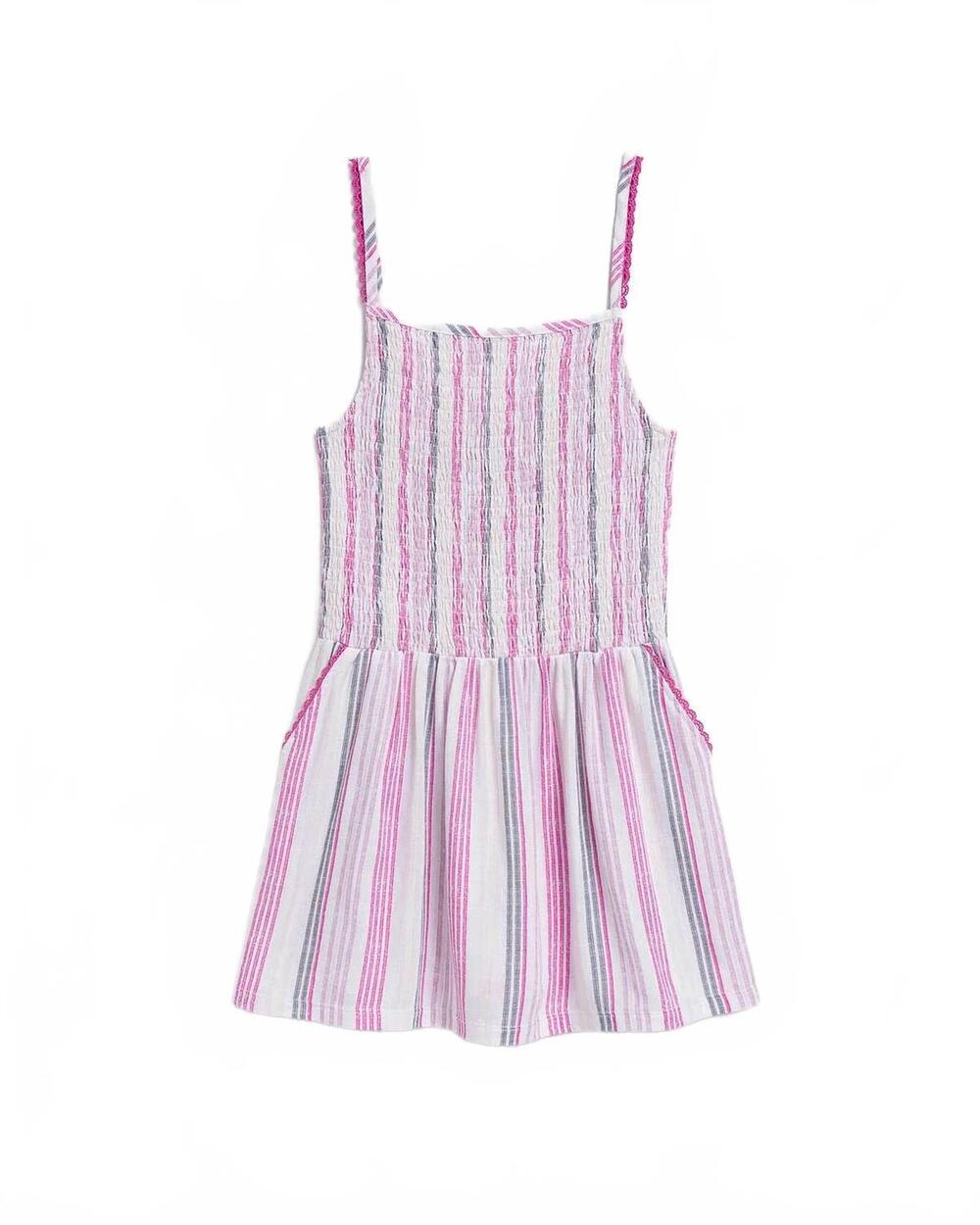 NEW SPLENDID kid's sunset stripe dress in pink